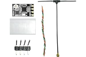 SPEEDY BEE SpeedyBee ELRS Receptor FPV - 2.4ghz ExpressLRS Nano Receptor Drone RX Módulo con 78mm UFL T Antena para FPV Drone Tiny Whoop Fixed-Wing RC Plane