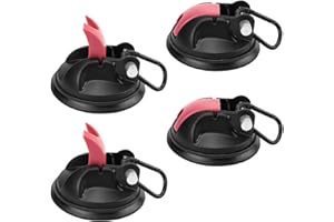 GREATRICH Crochet Ventouse Puissante 4 PCS, Ventouse Carrosserie Extra Forte pour Camping, Caravane, Voiture, Accessoires Camping Car, Tente, Verre, Support jusqu'à 30 KG