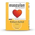 Masculan Type 3 Ribbed and Dotted Condoms, 3-Piece