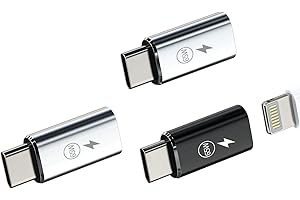 KEFIANY 65W Adattatore da Lightning a USB C(3Pack) per Apple iPhone15 per iPad compatibile per Samsung Accessori Cavo di Ricarica Adapter Tipo C Jack Femmina Maschio Connettore Adattatori Cavi Spinotto L-tp