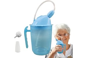 Zankie Gobelet/gobelet/Tasse pour Adultes Handicapés avec Poignées Bec Anti-éclaboussures Et Paille Anti-éclaboussures Tasse d'alimentation Convalescente pour Personnes Âgées Handicapées