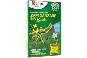 Zapi Garden | Zapi Zanzare Bia Verde - Insetticida, Fino a 3 Settimane, Antizanzare Concentrato, Esterno Giardino, 250 ml