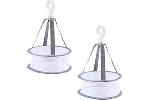 JISRKP Peg Bags for Washing Line, 21x31cm Peg Basket for Washing Line,Lay Flat to Dry Mesh Clothes Hanger for Sweater Underwear Sock, Ideal for Laundry, Gardening, and Home Storage