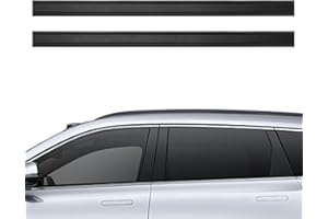 TEWZAFIYA Auto-Seitenscheibenwischerstreifen, Seitenscheibenwischer für Autos | Wetterbeständiger Gummiabzieher für Seitenfenster - Multifunktionaler, einfach zu installierender Fensterreiniger, Wischer-Rakel f