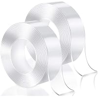 Chillyfit Double Sided Tape, 2 PACK Heavy Duty Self Adhesive Tape, Two Side Sticky Pads Strong Wall Adhesive Strips No…