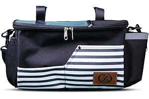 Jadin Borsa Passeggino, Borsa Organizer Impermeabile, Multifunzione Borsa per Passeggino con Spallacci per Riporre Biberon, Pannolini, Fazzoletti e Giocattoli, Accessori Passeggino Universali