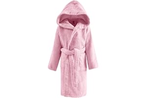 SENSEI LA MAISON DU COTON Sensei 02012110.23 Enfant Uni Peignoir De Bain Rose Taille 8/10 Ans