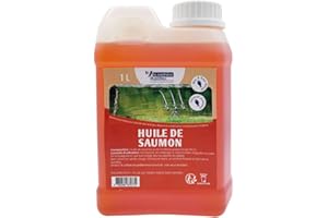 PHOSPHOTECH HUILE DE SAUMON - Bidon 1 L - La Nantaise de Nutrition - Pour appâts, bouillettes, pellets et amorces - Attractif puissant pour la pêche en mer ou en rivière - Huile très odorante et appétente