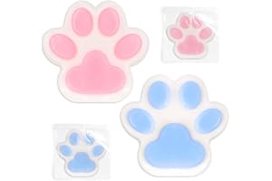 DHINCHANSAIB 2 PCS Jouet Squishy Patte de Chat PLUS,14*15CM Jouet Patte de Chat,Silicone Squeeze Patte de Chat,Fidget Toys pour Relaxation détente,Jouets Anti-Stress Kawaii pour Enfants et Adultes Relaxation Jouet