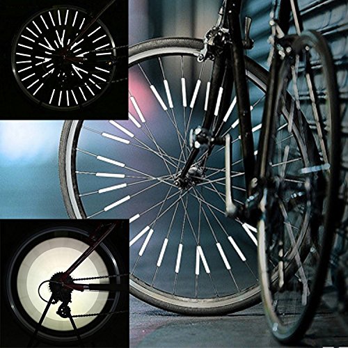 COM-FOUR® Speichen-Reflektoren für das Fahrrad (72 Stück) - 3