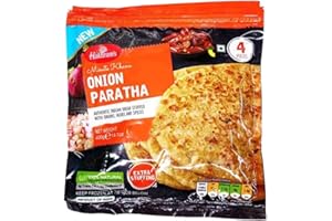 VEENAS Haldiram's Onion Paratha | 400G | Paratha | 100% Fresh | Ready to Eat | Inidan Origin