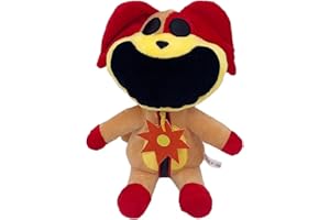 HNIEHEDT Smiling Critters Plush Toy, Funny Smiling Critters Pillow Children's Room Decoration, Cute Smiling Critters Cat Nap Catnat Accion Doll for Kids and Adults, Birthday and Christmas (C)