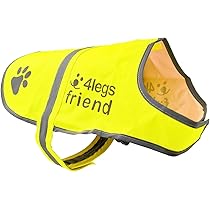 Gilet Chien Chasse Gilet Réfléchissant Jaune Fluo Pour Chien - Taille S/M/L - Sécurité Visibilité Nuit Et Pluie Gilet Chien Fluo