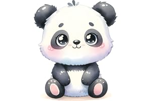 Heimisch Wunder Kinderzimmer Poster Panda Bär – Liebevolle Deko für Jungen und Mädchen – Süße Wanddekoration für das Kinderzimmer
