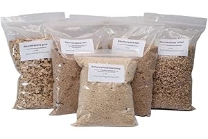 Kette´s Grillzubehör Räucherspäne/Räuchermehl Buche/Kiefer/Fichte/Tanne/Schwarzwaldmischung/Starterset zum kalt und heiß räuchern