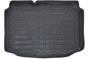 J&J AUTOMOTIVE SCOUTT | Vasca Bagagliaio Proteggi Baule In TPE Su Misura Per Leon 3 III 2012-2020, Bordo 4cm, Antiscivolo, Inodore, Arrotolabile