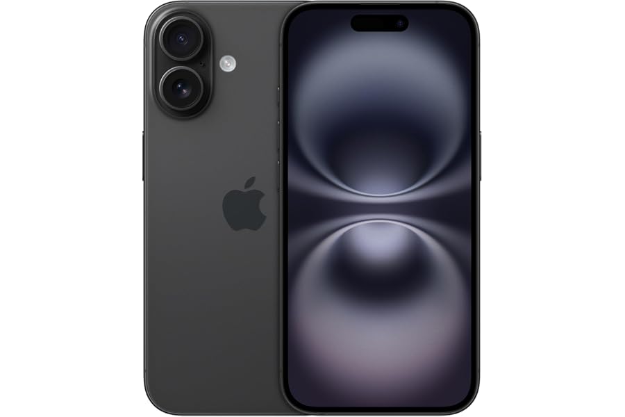 Apple iPhone 16, 256GB, Schwarz (Generalüberholt)
