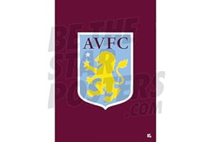 Be The Star Posters Aston Villa FC Crest Poster- Official Licensed Product - Available in Sizes A3 & A2 (A3)
