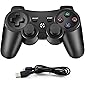 Dhaose PS3 Controller, Wireless Controller Rechargeable Gamepad Compatible with PlayStation 3