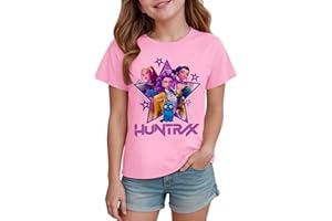 GENERIC K-Kpop D-Demon H-Hunters Shirt for Girls Kids Top Graphic T-Shirt Tops Vintage Y2k H-Huntrix H-Huntr/X Hip Hop Graphic Shirts Fashion Clothing Outfits for Christmas Cosplay Dress Up