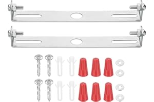 PATIKIL 120mm (4.7") Universal Light Fixture Mounting Bracket Kit, 2 Set Light Crossbar Ceiling Light Plate with Screw for Wall Lights Ceiling Lighting Pendant Chandelier