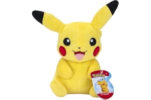 Pokemon Official & Premium Quality 8-Inch Pikachu - Adorable, Ultra-Soft, Plush Toy, Perfect for Playing & Displaying - Gotta Catch "˜Em All , Yellow