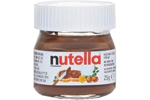 NUTELLAIDEA 16 BARATTOLINI NUTELLA MONOPORZIONE DA 25 GR CREMA SPALMABILE NOCCIOLE VASETTI