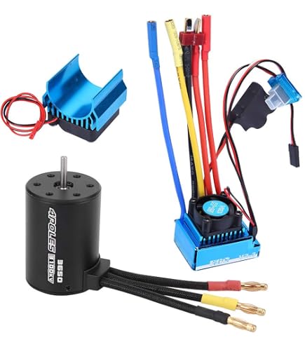 Moteur 2300KV 3650 Moteur 3650 2300KV + ESC Sans Balais 80A + Carte De