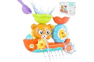 YNNHUDEEP Badespielzeug - Baby Badespielzeug Wasserspielzeug,Bär und Bee, Baby Wasserspielzeug, Badewannenspielzeug Kinder,Wasserspielzeug Kinder,Badespielzeug Baby ab 1 Jahr