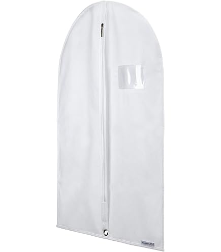 IKEA Stuk 803.708.94 - Set di 3 copriabiti, colore: Bianco/Grigio