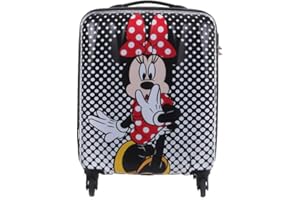 American Tourister Disney Legends - Spinner S, children's luggage, 55 cm, 36 L, multicolor (Minnie Mouse Polka Dot)