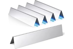 COISIEN Barres Flavorizer 7636,38.9cm Flavorizer Barres en Acier Inoxydable pour Weber Spirit 300 Series E310 E320 E330 Barbecue à gaz avec Panneaux de Commande montés à l'avant