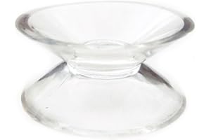 QG LTD Pack of 4 x 30mm Double Sided Suction Cups/Pads/Rubber Window Suckers Clear Plastic/PVC by rubbersuckers UK. (Packet size x4)