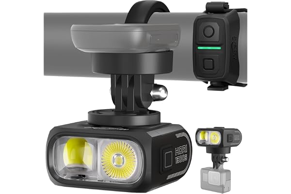 Magicshine Hori1300s Feux de Vélo pour la Nuit, Faisceau Haut et Bas, Phare de Vélo Rechargeable USB-C, Éclairage Avant de Vélo Étanche IPX6 pour Cyclistes Urbains et Routiers