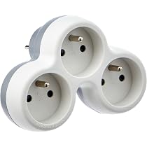 Rallonge électrique DEBFLEX 5m - 3G 1.5mm², 16A, Blanc, Intérieur