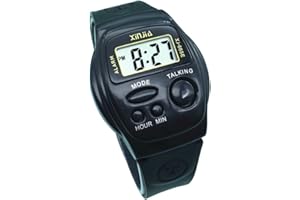 VISIONU Orologio Parlante Digitale con Sonoro in Italiano con Sveglia e Relazione oraria Per bambini e non Vedenti EU665-IT