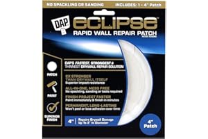 DAP 7079809163 Eclipse Wall Repair Patch, Clear, 4 Inch