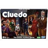 Hasbro Gaming Cluedo Brettspiel, überarbeitetes Cluedo-Spiel für 2–6 Spieler, Geheimnisspiele, Detektivspiele, Familienspiele