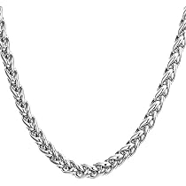 Yellow Chimes Trendy Classic Stainless Steel Curb Chain Silver