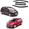 ModifyStyle Unbreakable Door Visor/Wind Deflector/Rain Guard Compatible for Honda Jazz (2015 to Present) Type-2 & 3 (set of 4pc)