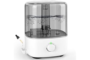 VANKARR Humidificador Bebes 5L, Ultrasónico Top-Fill Humificadores para Habitacion 28dB Silencioso Humificador de Humedad para Bebés y Plantas, Hogar, Apagado Automático, Blanco