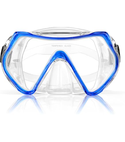 Seaview Snorkelset Voor Volwassenen En Kinderen – 180° Panoramisch Masker Van Gehard Glas, Anti-condens En Anti-lek, Met Droge Snorkel En 2-kanaals Ademhaling – Ideaal Voor Duikavonturen