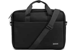 OSOCE Aktentasche Männer Schulter Messenger Bag für Business Casual 14-Zoll-Laptop