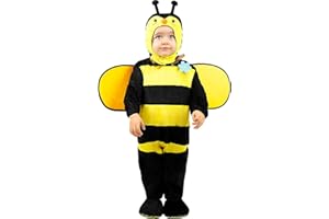 Funidelia | Bee Costume for Babies for baby Animals, Insects, Bug, Bees - Costumes for kids, accessory fancy dress & props for Halloween, carnival & parties - Yellow
