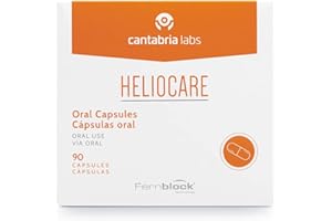 Heliocare Oral Cápsulas - Fotoprotección desde el Interior, Aumenta la Resistencia de la Piel al Sol, Acelera un Bronceado Na