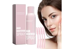 BAGALQIO Hair Identifier Spray for Face Shaving Dermaplaning, Body Hair Identifying Spray for Dermaplaning, Hair Identifier Set for Face, Dermaplaning Spray for All Skin And Hair Types(1 Set)