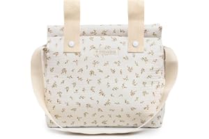 MIMUSELINA Bolso Carro Bebe | Pañalera Bebe organizador para silla paseo con gran capacidad | Bolso Maternidad Elegante y Práctico | Hecho en España