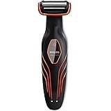 Philips BG2026/32 Bodygroom Plus/Rasieren oder Trimmen für alle Körperzonen/nass und trocken/schwarz-rot