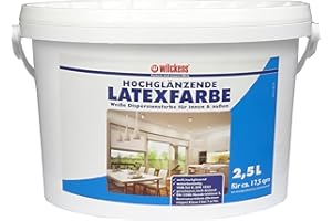 Wilckens Latexfarbe hochglänzend, 2,5 l, Weiß