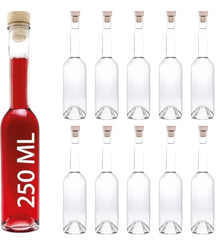 ATB-Foger 20 Flaconcini Di Vetro Da 10 Ml, Piccole Provette Con Tappo Di Sughero, Per Decorazioni Fai Da Te, Regali Di Nozze, Feste (20 Spago 20 Etichette Da Appendere - Foto 2